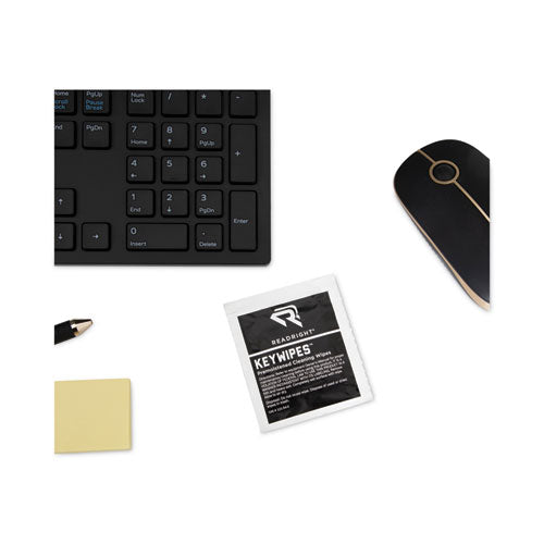 Keywipes Keyboard Wet Wipes, 6.88 X 5, 18/box