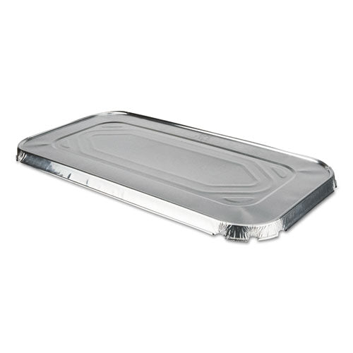 Aluminum Steam Table Lids, Fits Heavy Duty Half-size Pan, 10.56 X 13 X 0.63, 100/carton