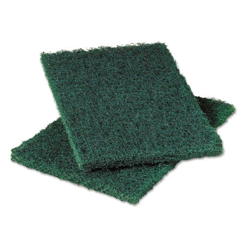 Heavy Duty Scouring Pad 86, 6 X 9, Green, 12/pack, 3 Packs/carton
