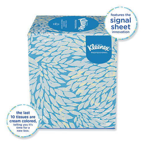 Boutique White Facial Tissue For Business, Pop-up Box, 2-ply, 95 Sheets/box, 6 Boxes/pack, 6 Packs/carton