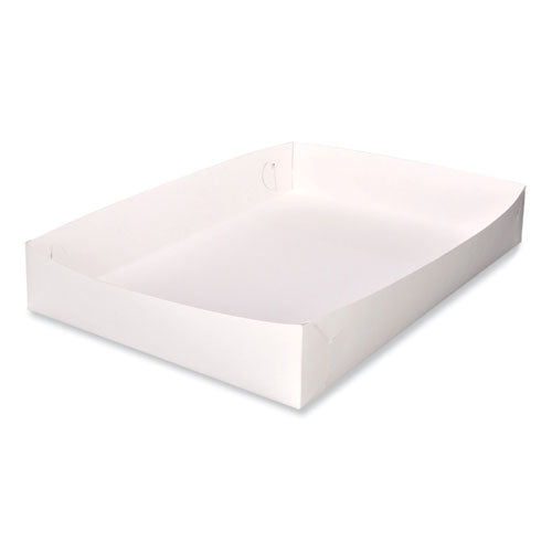 Bakery Boxes, 26 X 18.5 X 4, White, Paper, 50/carton