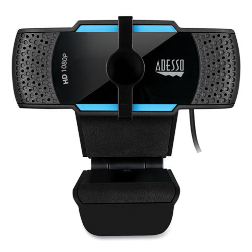 Cybertrack H5 1080p Hd Usb Autofocus Webcam With Microphone, 1920 Pixels X 1080 Pixels, 2.1 Mpixels, Black