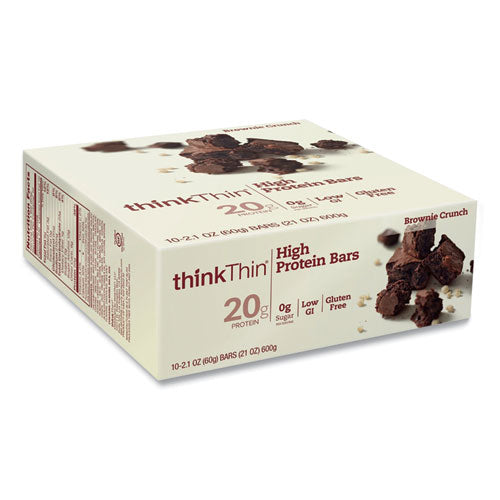 High Protein Bars, Chunky Chocolate Peanut, 1.41 Oz Bar, 10 Bars/box, Ships In 1-3 Business Days