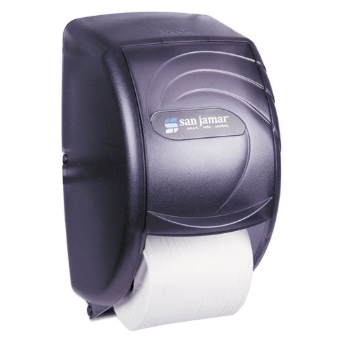 Duett Standard Bath Tissue Dispenser, Oceans, 7.5 X 7 X 12.75, Transparent Black Pearl