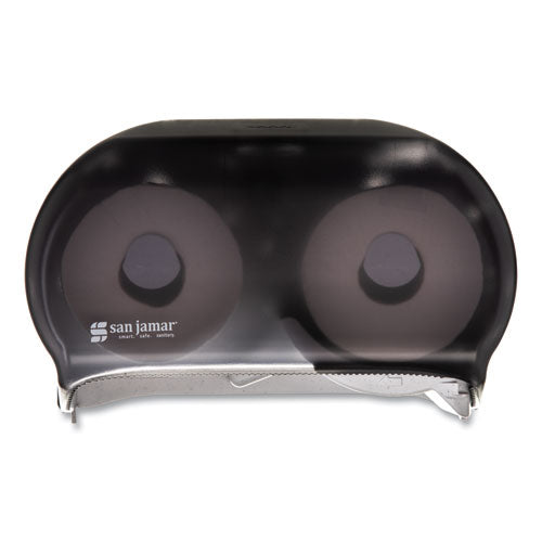 Versatwin Tissue Dispenser, Classic, 8 X 5.75 X 12.75, Transparent Black Pearl