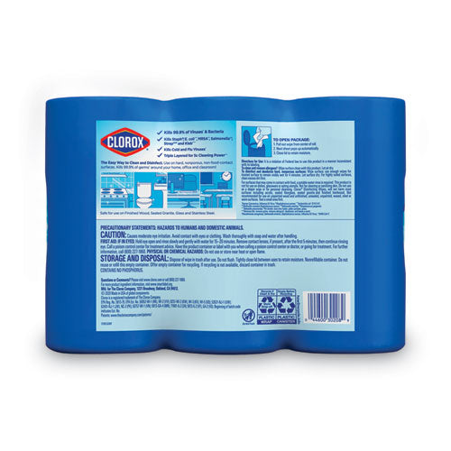 Disinfecting Wipes, 7 X 8, Fresh Scent/citrus Blend, 75/canister, 3/pack