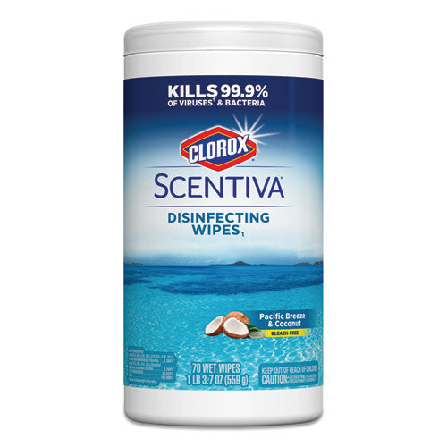 Disinfecting Wipes, 7 X 8, Fresh Scent/citrus Blend, 75/canister, 3/pack