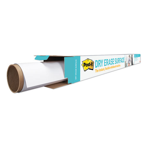 Dry Erase Surface With Adhesive Backing, 36 X 24, White Surface