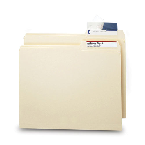 Seal And View File Folder Label Protector, Clear Laminate, 3.5 X 1.69, 100/pack