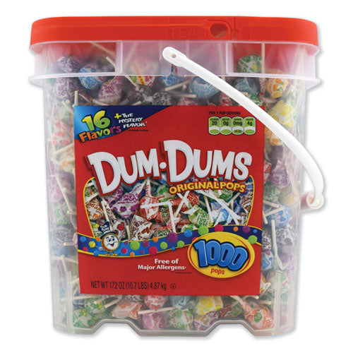Dum-dum-pops, Assorted Flavors, Individually Wrapped, 300/pack