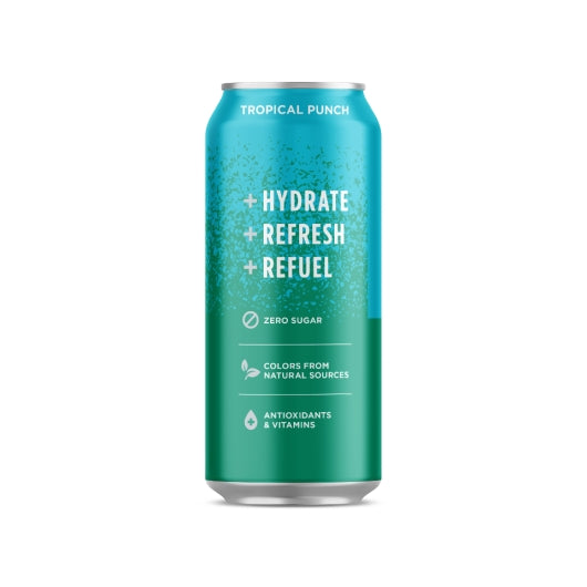 Sparkling Ice And Caffeine Tropical Punch-16 fl oz.-12/Case MPN