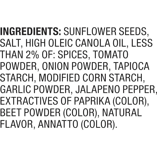 David Jalapeno Sunflower Seeds-5.25 oz.-12/Case