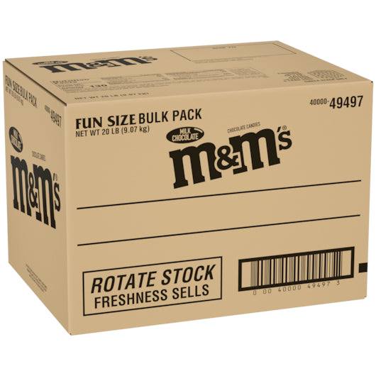 M&M's Fun Size Milk Chocolate-20 lb.-1/Case
