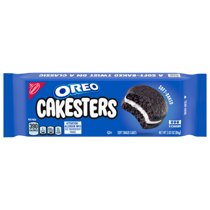 Oreo Original Single Serve Cakester Cookies-3.03 oz.-8/Box-6/Case