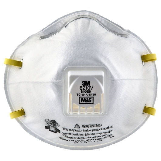 3M Particulate Respirator 8210V-10 Count-8/Case