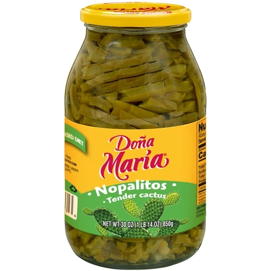 Dona Maria Nopalitos Pepper Sliced-30 oz.-12/Case