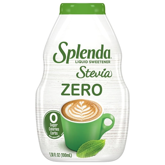Splenda Stevia Zero Liquid Sweetener Tray-3.38 fl. oz.-12/Case