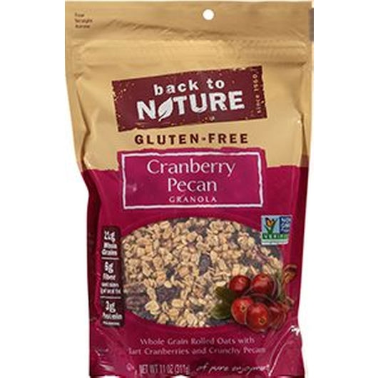 Back To Nature Gluten Free Cranberry Pecan Granola-11 oz.-6/Case