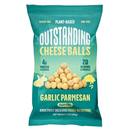 Outstanding Cheese Balls Garlic Parmesan-3 oz.-8/Case