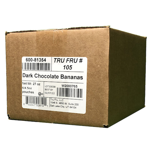 Tru Fru Hyper-Dried Assorted Variety Mango-Dark Coconut Strawberry Banana-48 Count-1/Case