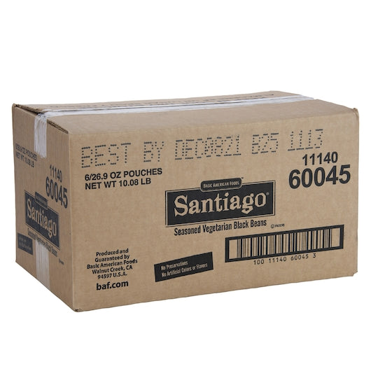 Baf Santiago Beans Santiago Seasoned Black-26.9 oz.-6/Case