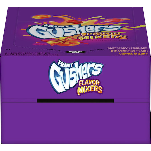 Gushers Fruit Gluten Free Mixed Flavors Fruit Snacks-34 oz.-6/Case