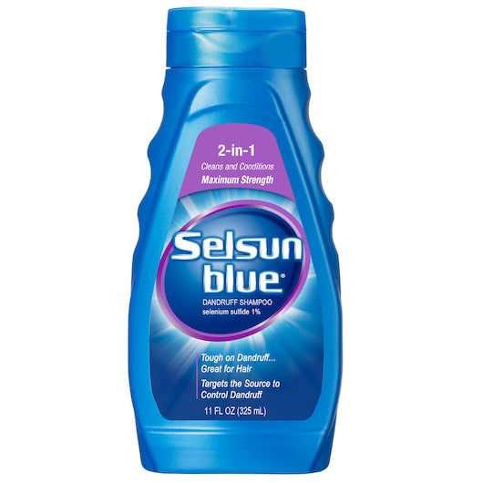 Selsun Blue 2-In-1 Treatment Dandruff Shampoo-11 fl oz.-6/Box-4/Case