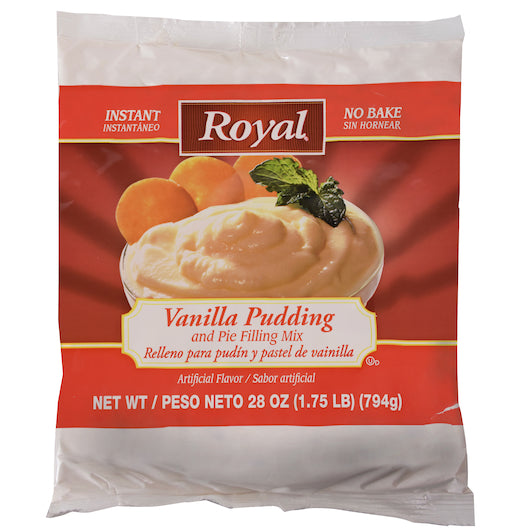 Royal Vanilla Flavored Instant Pudding Mix & Pie Filling-28 oz.-12/Case