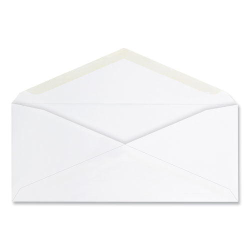 Open-side Business Envelope, #10, Commercial Flap, Gummed Closure, 4.25 X 9.63, White, 125/box