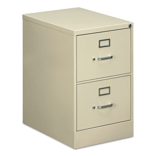 Two-drawer Economy Vertical File, 2 Legal-size File Drawers, Putty, 18" X 25" X 28.38"