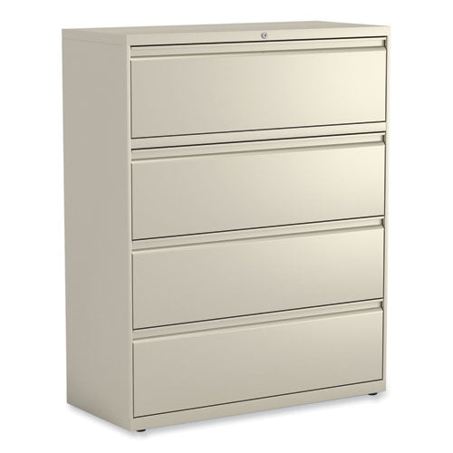 Lateral File, 4 Legal/letter-size File Drawers, Putty, 42" X 18.63" X 52.5"