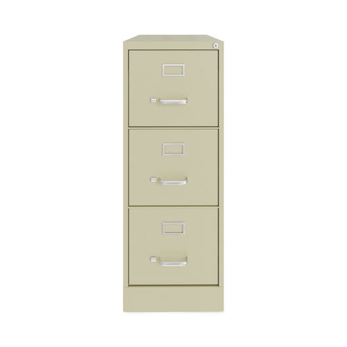 Vertical Letter File Cabinet, 3 Letter-size File Drawers, Putty, 15 X 22 X 40.19