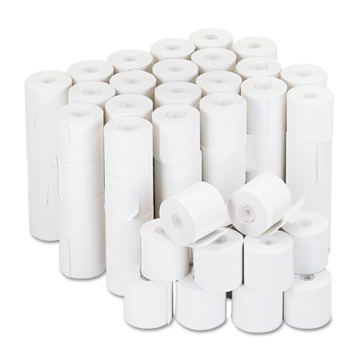 Impact And Inkjet Print Bond Paper Rolls, 0.5" Core, 2.25" X 126 Ft, White, 100/carton