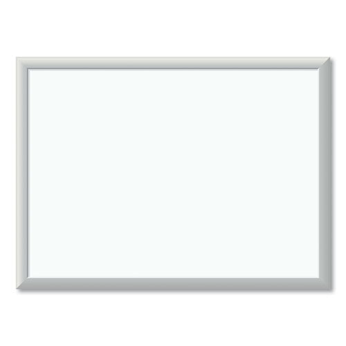 Melamine Dry Erase Board, 24 X 18, White Surface, Silver Aluminum Frame
