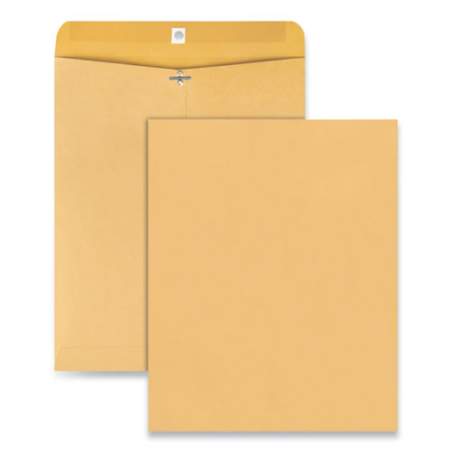 Kraft Clasp Envelope, #105, Square Flap, Clasp/gummed Closure, 11.5 X 14.5, Brown Kraft, 100/pack