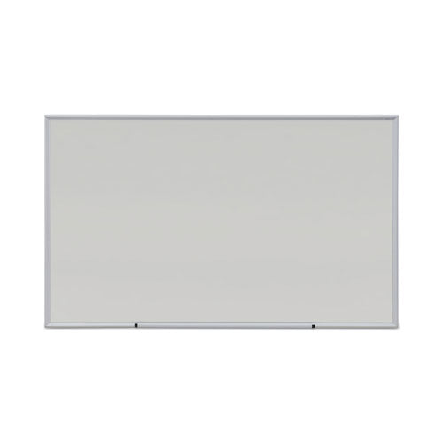 Deluxe Melamine Dry Erase Board, 60 X 36, Melamine White Surface, Silver Anodized Aluminum Frame