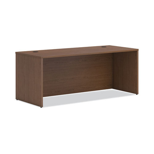 Mod Desk Shell, 72" X 30" X 29", Sepia Walnut, 2/carton