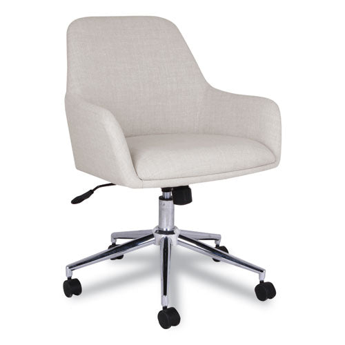 Workspace by Alera® Mid-century Task Chair, Supports Up To 275 Lb, 18.9 ...