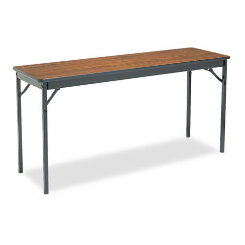 Special Size Folding Table, Square, 36w x 36d x 30h, Walnut/Black Special Size Folding Table, Square, 36w x 36d x 30h, Walnut/Black