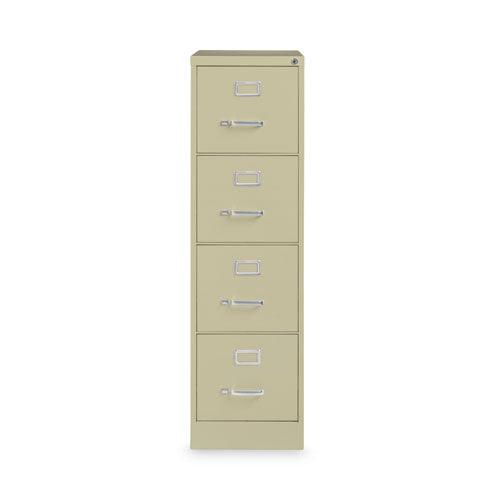 Vertical Letter File Cabinet, 4 Letter-size File Drawers, Putty, 15 X 22 X 52