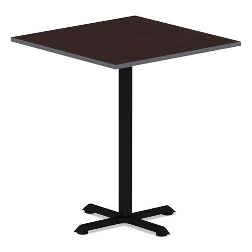 Reversible Laminate Table Top, Square, 35.38w X 35.38d, Medium Cherry/mahogany