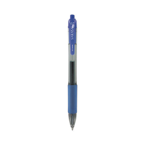 Sarasa Dry Gel X20 Gel Pen, Retractable, Medium 0.7 Mm, Blue Ink, Translucent Blue Barrel, 36/pack