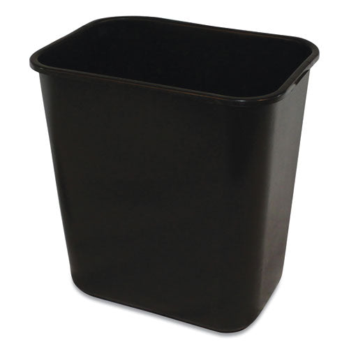 Impact Soft-sided Wastebasket 28 Qt Polyethylene Black