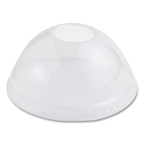 Pla Clear Cold Cup Lids, Dome Lid, Fits 9 Oz To 24 Oz Cups, 1,000/carton