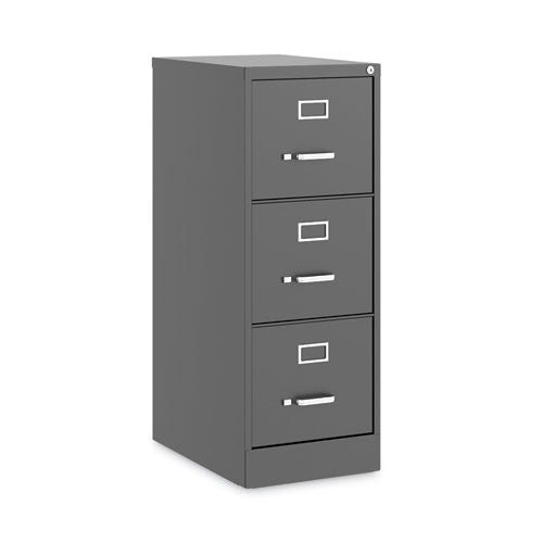 Vertical Letter File Cabinet, 5 Letter-size File Drawers, Putty, 15 X 26.5 X 61.37