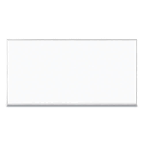 Magnetic Dry Erase Board With Aluminum Frame, 96 X 48, White Surface, Silver Aluminum Frame