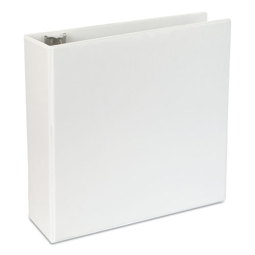 Slant D-ring View Binder, 3 Rings, 4" Capacity, 11 X 8.5, White