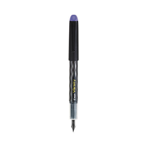Varsity Fountain Pen, Medium 1 Mm, Purple Ink, Gray Pattern Wrap