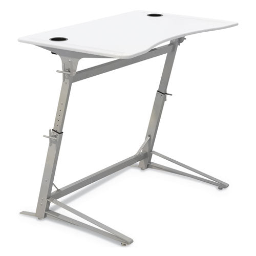 Verve Standing Desk, 47.25" X 31.75" X 36" To 42", White