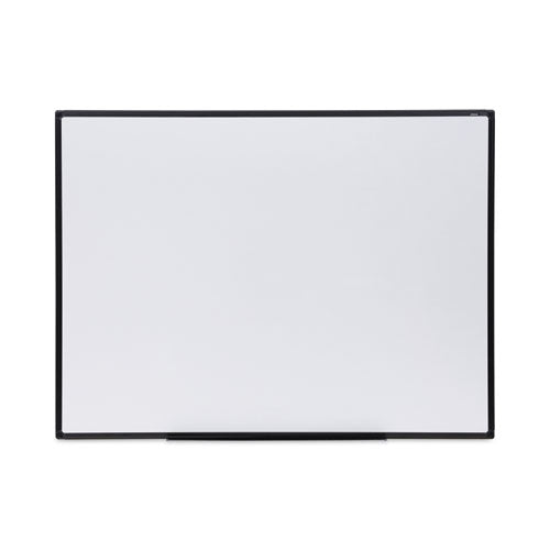 Design Series Deluxe Dry Erase Board, 48 X 36, White Surface, Black Anodized Aluminum Frame